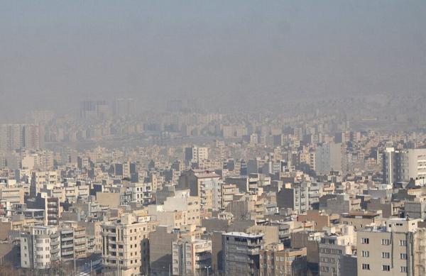 آلودگی هوای تهران، البرز، اراک و اصفهان