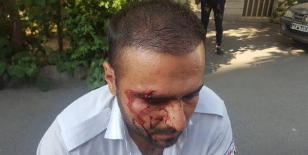 اورژانس تهران: یک نیروی ما به وسیله یک پسر جوان مجروح شد